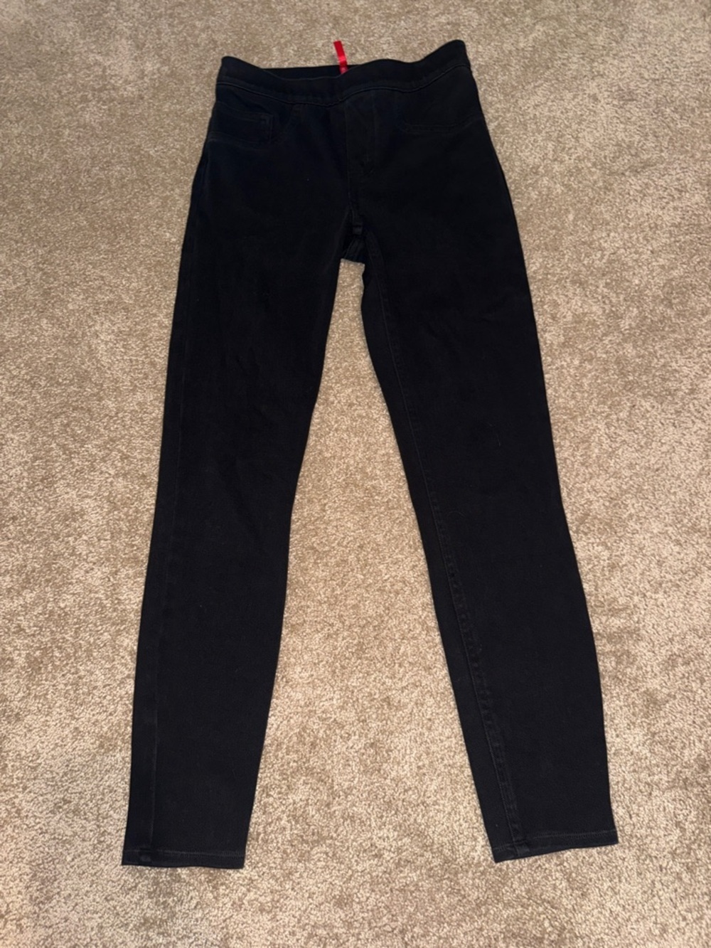SPANX Black Skinny Jean Leggings - small. B1